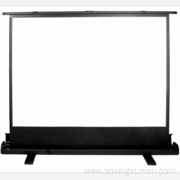 Presentation Floor Rising Mobile HD Projection Screen